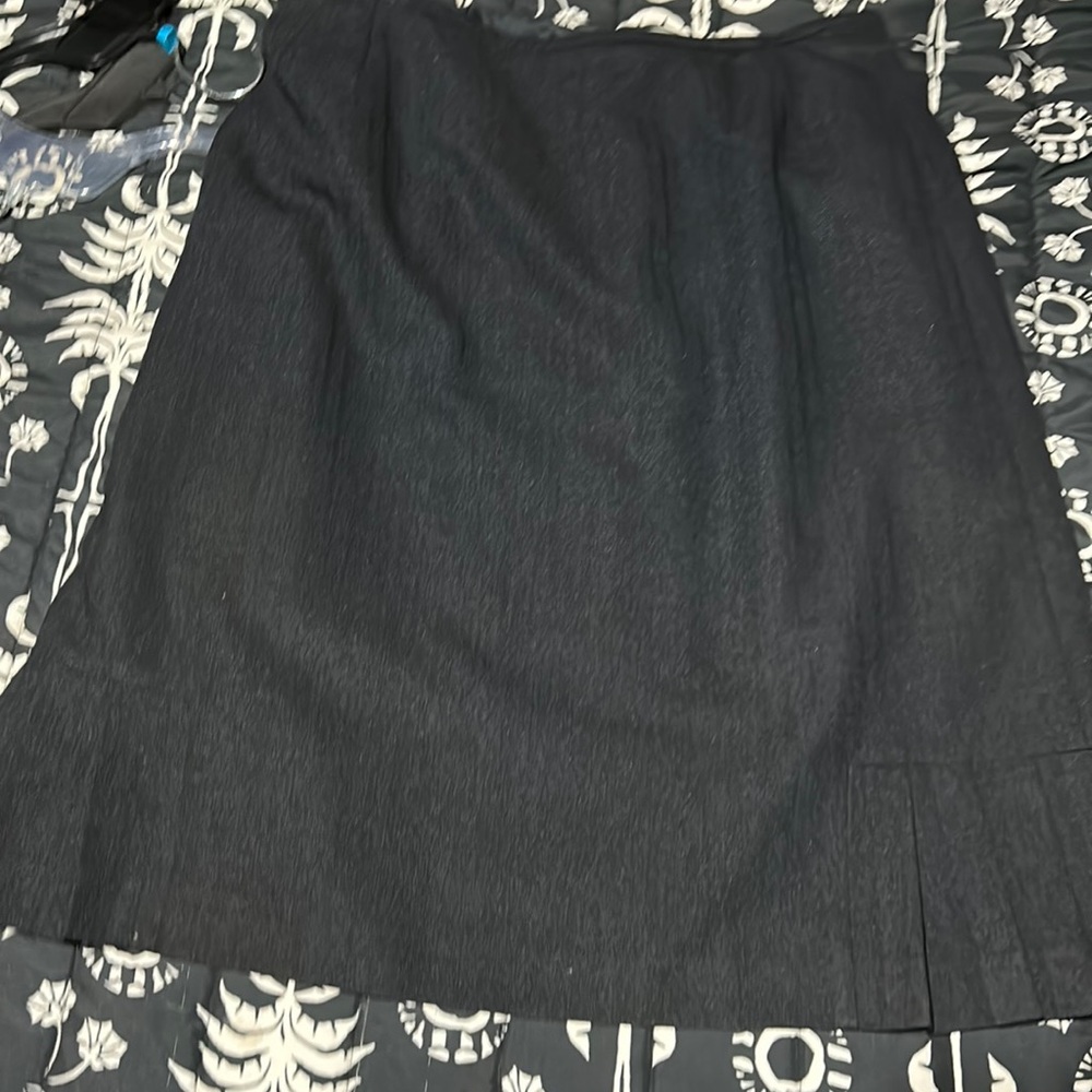 Black two pieces skirt and blazer